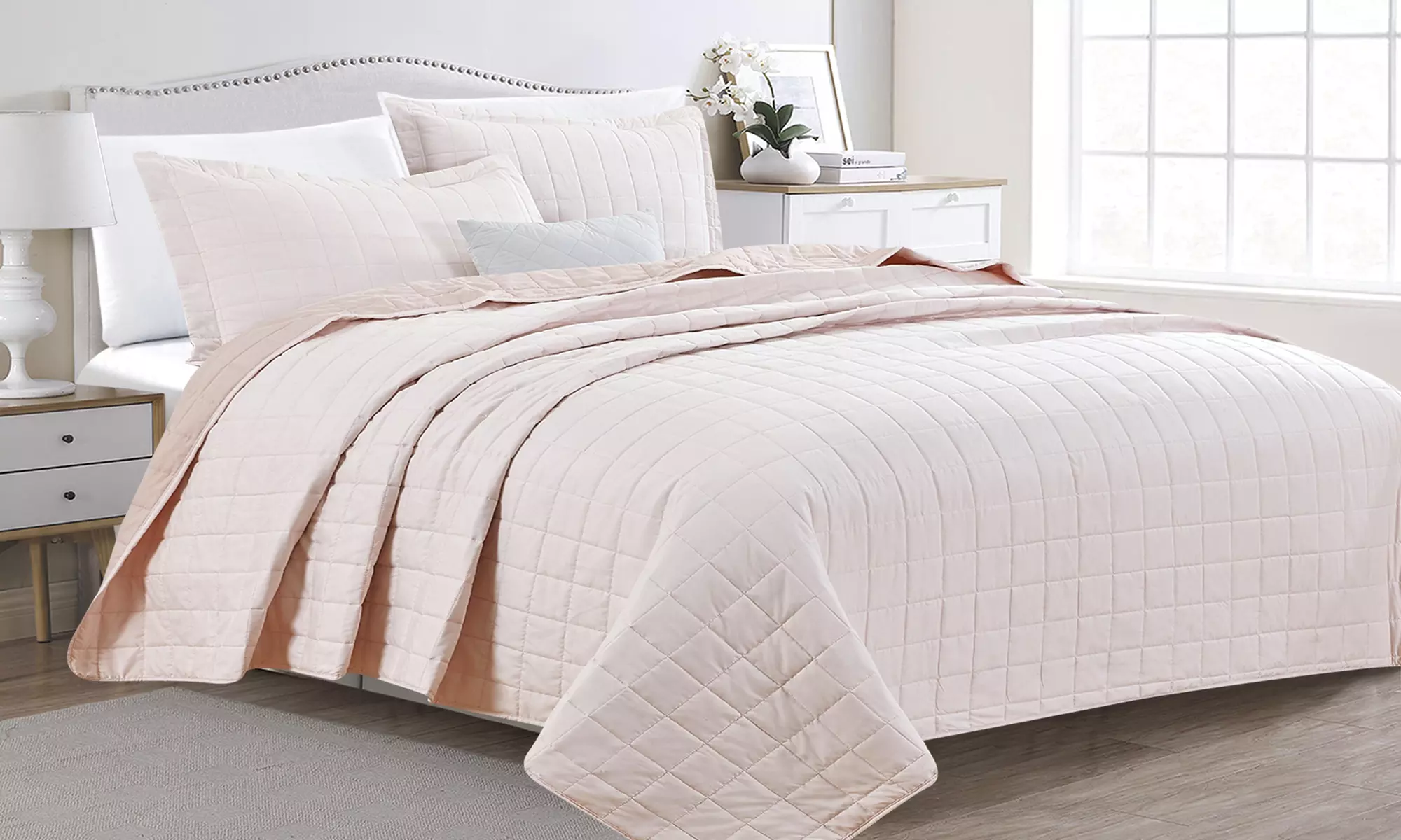 Premium Solid Quilt Set (2- or 3-Piece)