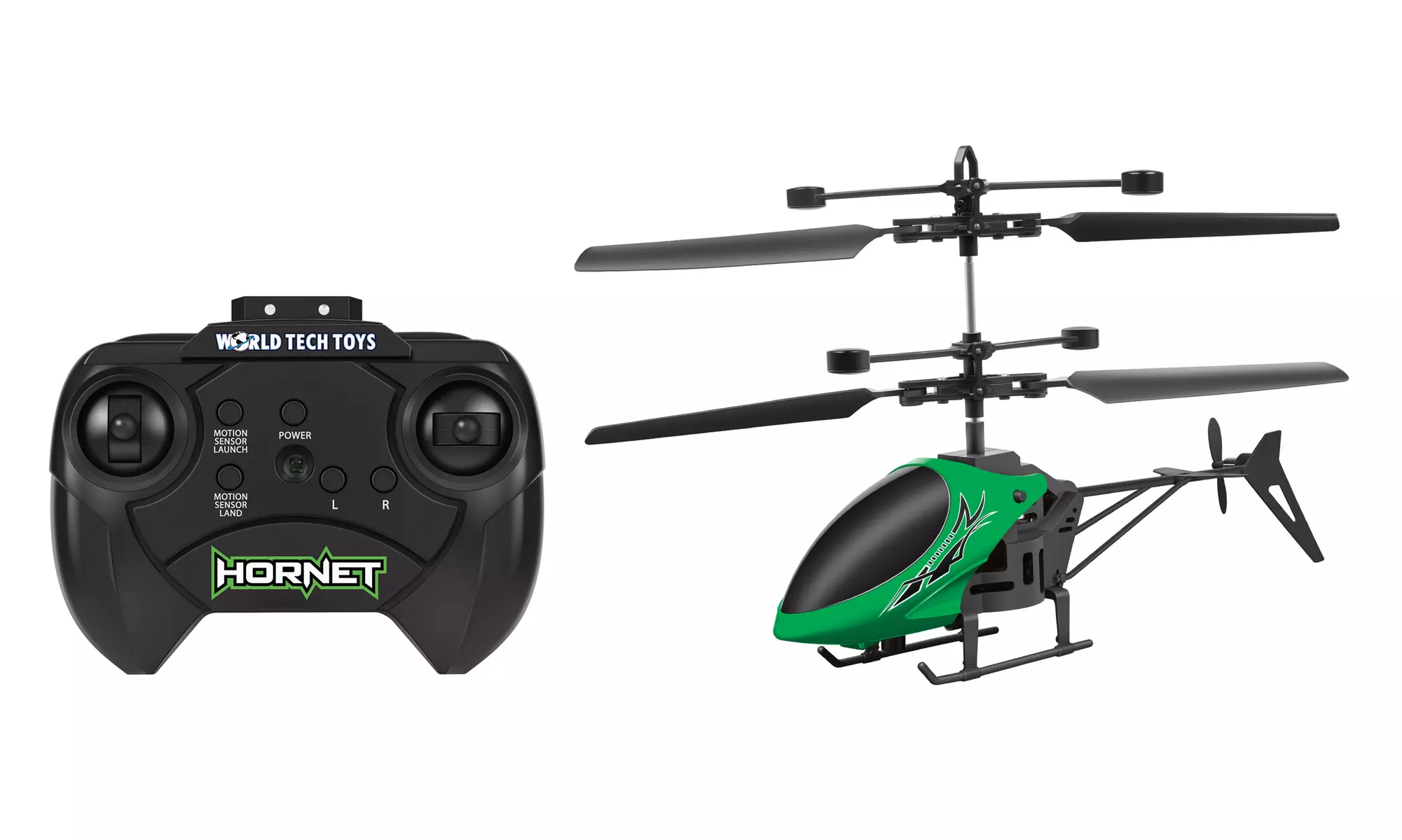 Glow in the Dark Hornet 2CH Remote Control Mini IR RTF Electric RC Helicopter - Primary Image