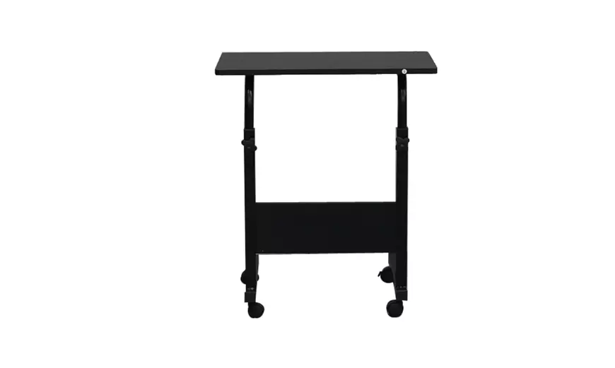 Removable P2 15MM Chipboard & store Steel Side Table with Baffle Black