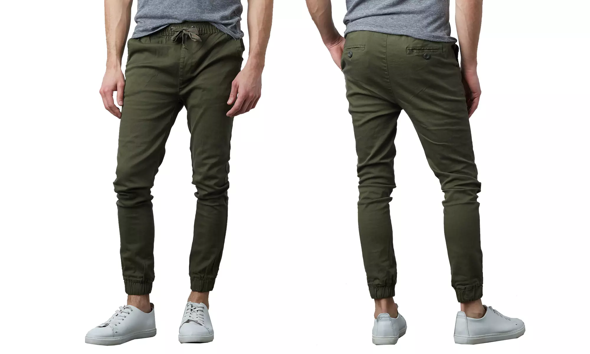 Men's Cotton Stretch Classic Jogger Pants (Sizes, S-3XL)