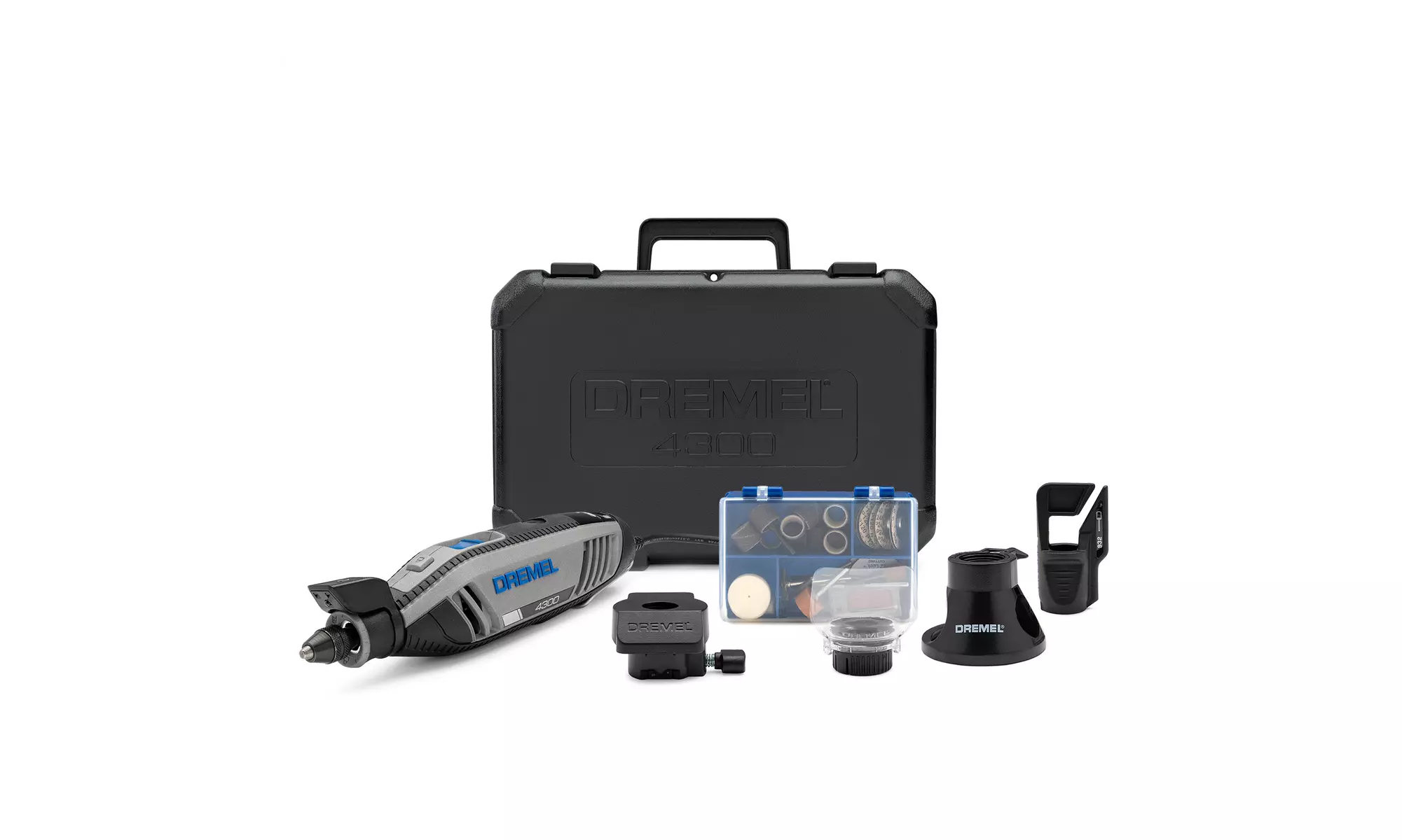 Dremel 4300-5/40 High Performance Rotary Tool Kit with LED Light- 5 Attachments - Primary Image