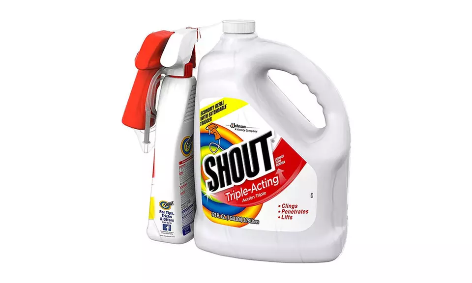 Shout Triple-Acting Liquid Bottle and 1 Gallon Refill - Primary Image