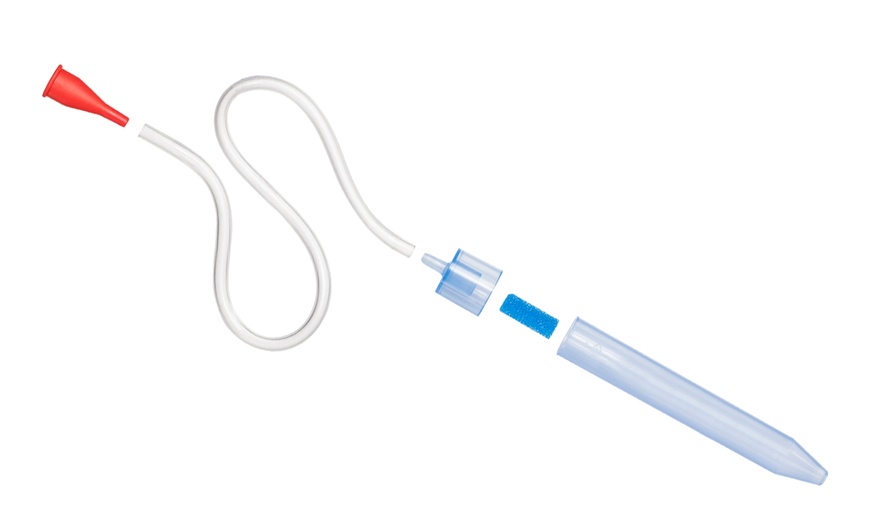 Image 3: Little Comforts Gentle Baby Nasal Aspirator to Clear Infant Nostrils