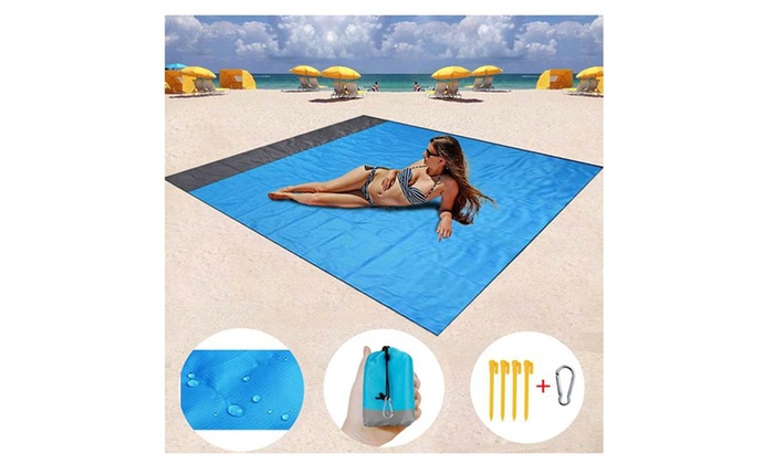 Sandless Beach Mat Italia.Up To 50 Off On Sand Proof Beach Blanket Sand Groupon Goods