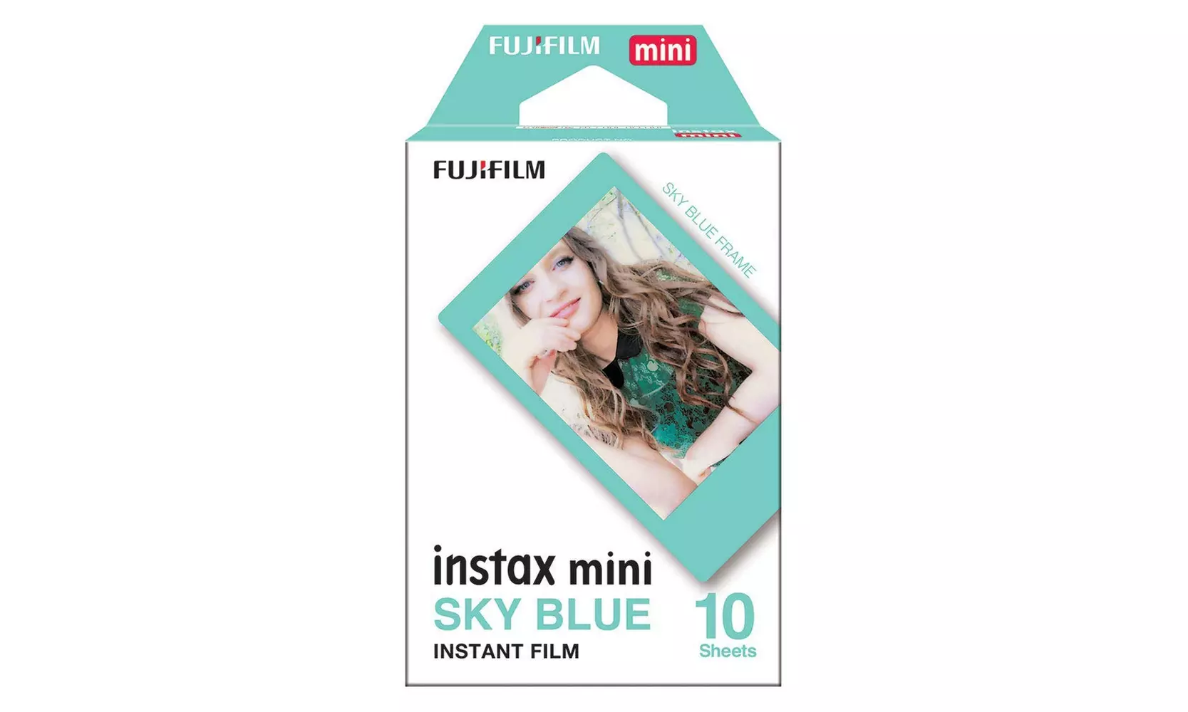 Fujifilm Instax Mini Sky Blue Film - 10 Exposures - Second Medium