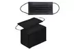 Black 3-Ply Non-Medical Face Masks - Multiple Options Available - Image 2