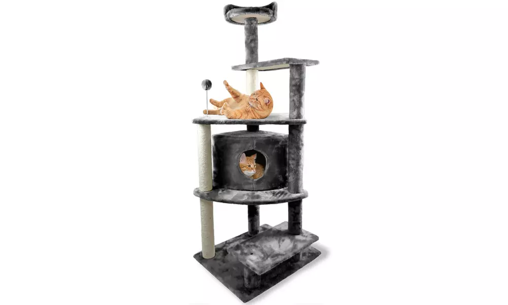 Tiger Tough Cat Platform House Playground Cat Tree - Primary Image