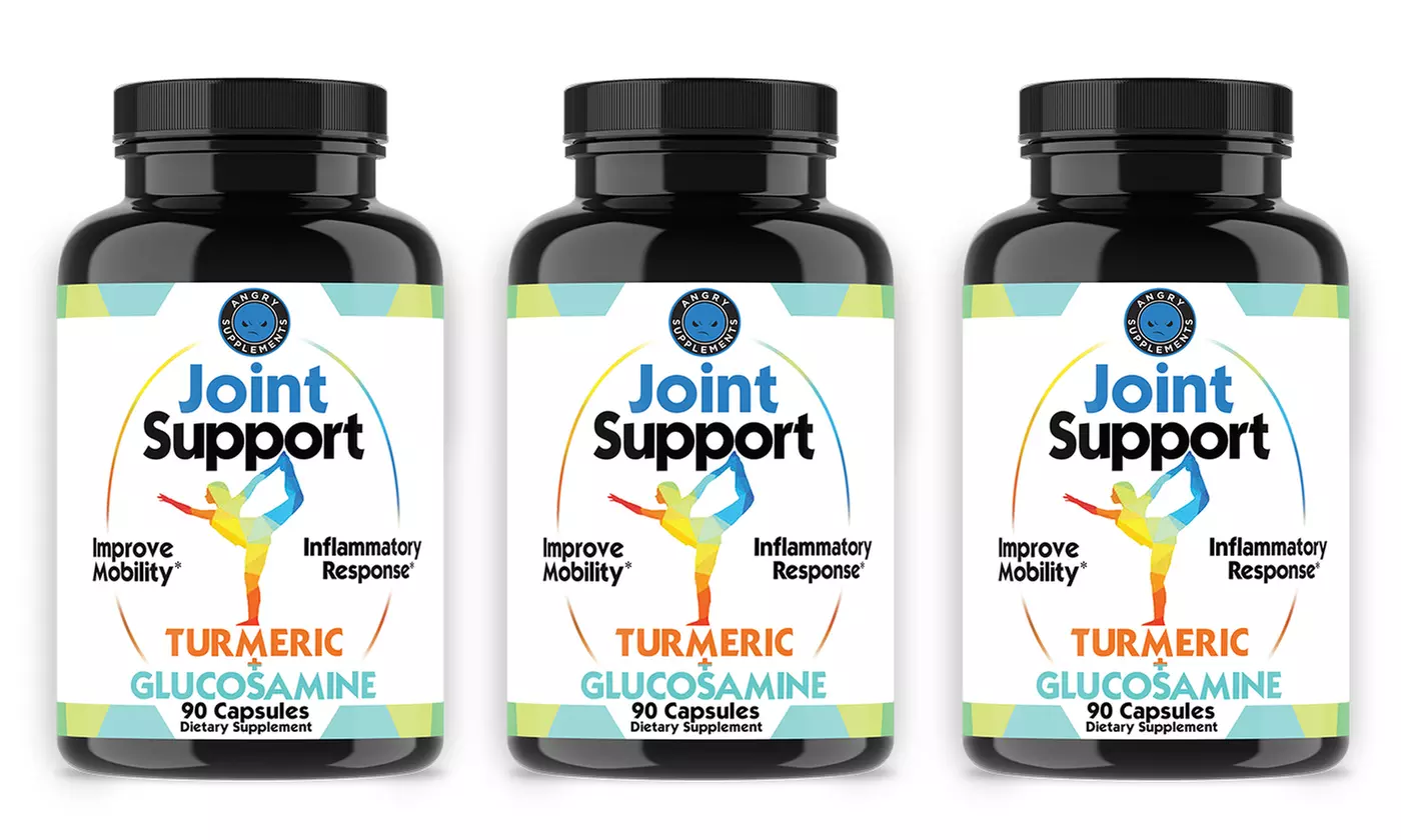 Angry Supplements Joint Support with Turmeric and Glucosamine