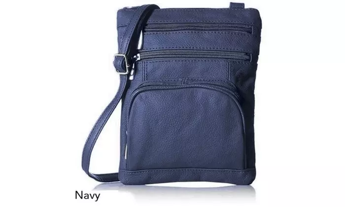 Super Soft Leather Plus Size Crossbody Bag - Image 2