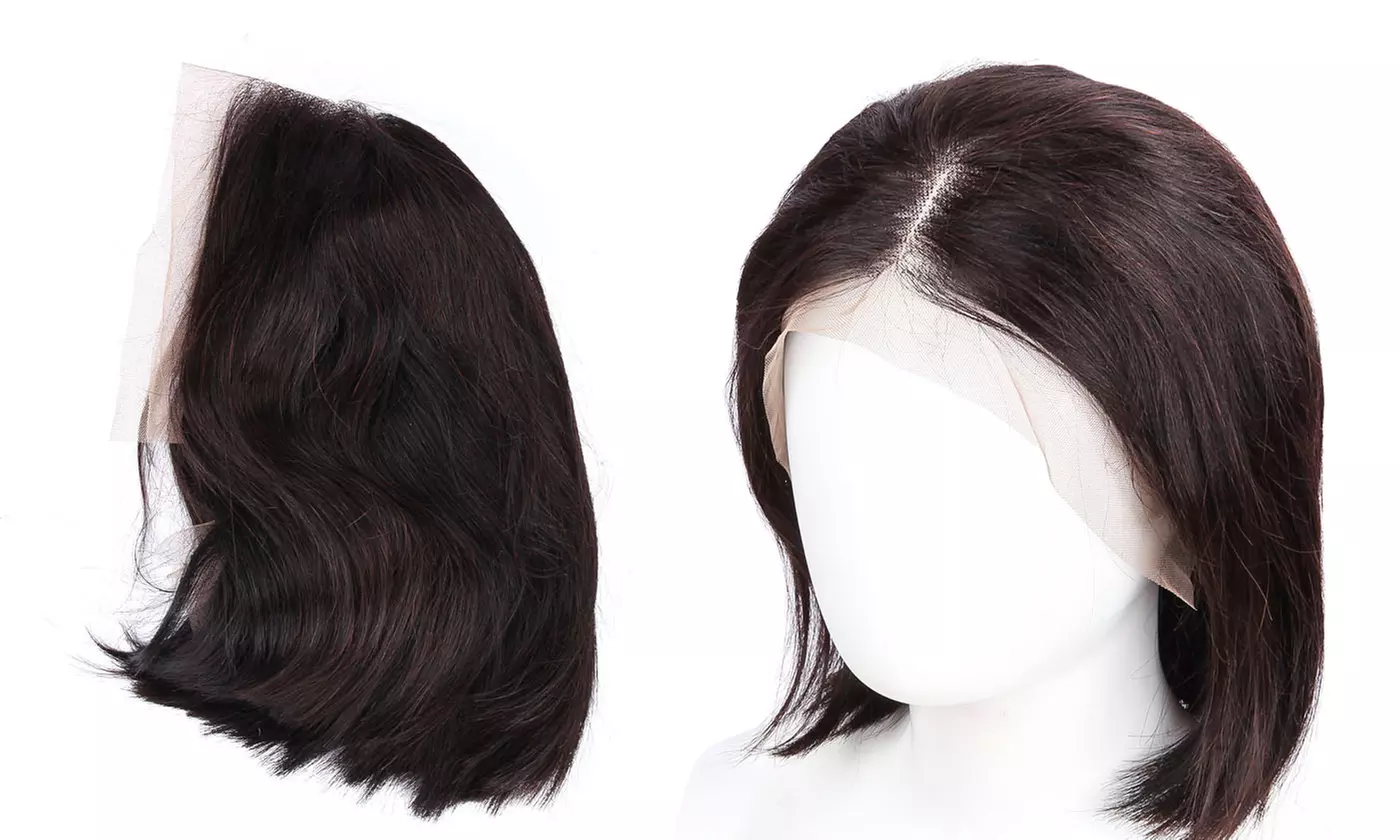 Short Straight Bob Lace Front Wigs - Primary Image
