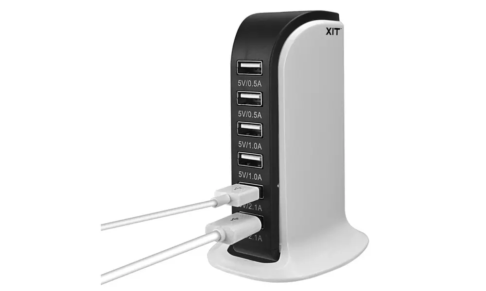 XIT 6 USB Port 30W 7.0A Charging Station - Primary Image