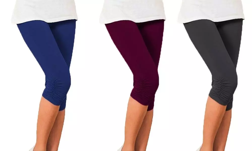 Leo Rosi Women's Capri Leggings. Plus Sizes Available.  - Primary Image