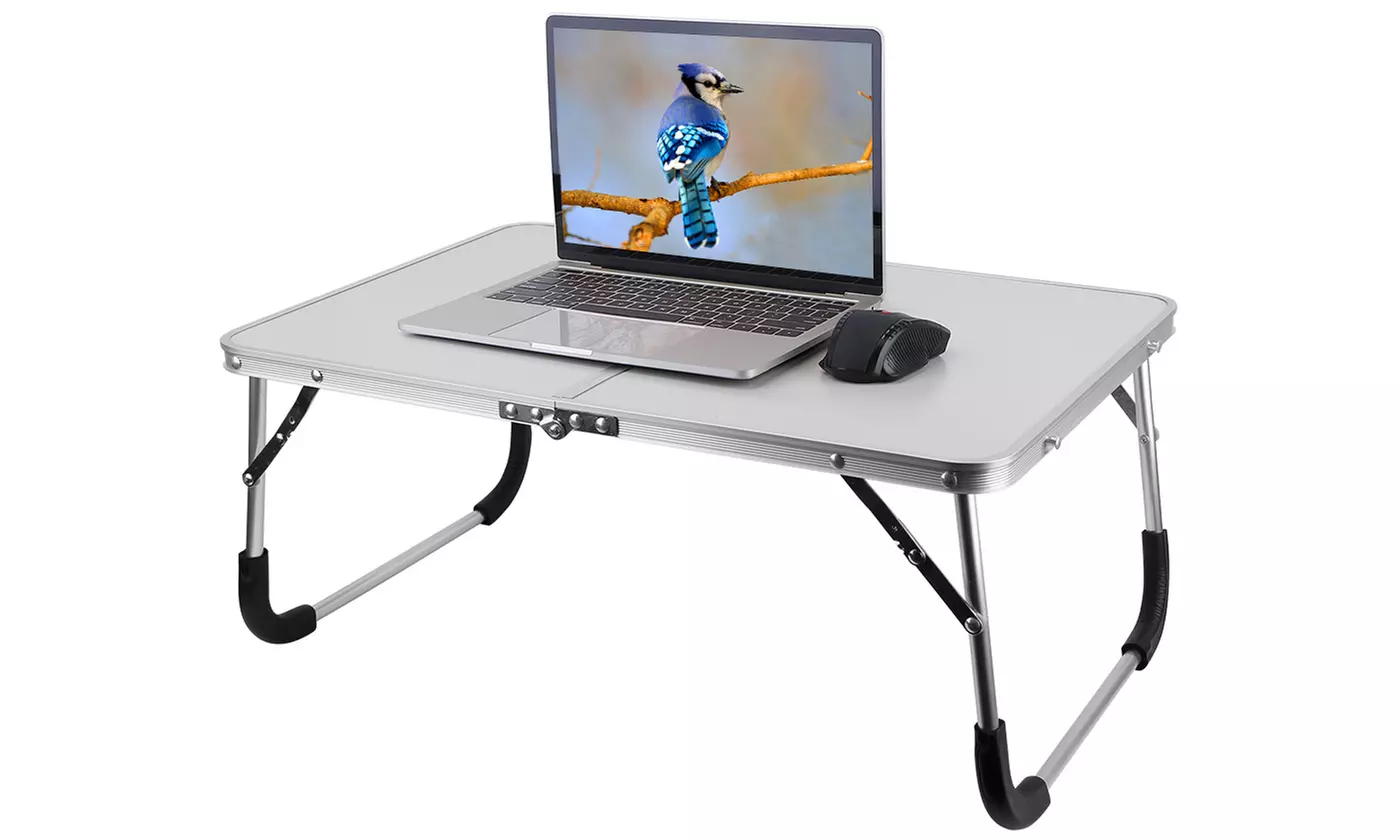 iMounTEK Aluminium Foldable Laptop Tray Freestanding Table Lap Tray - Primary Image