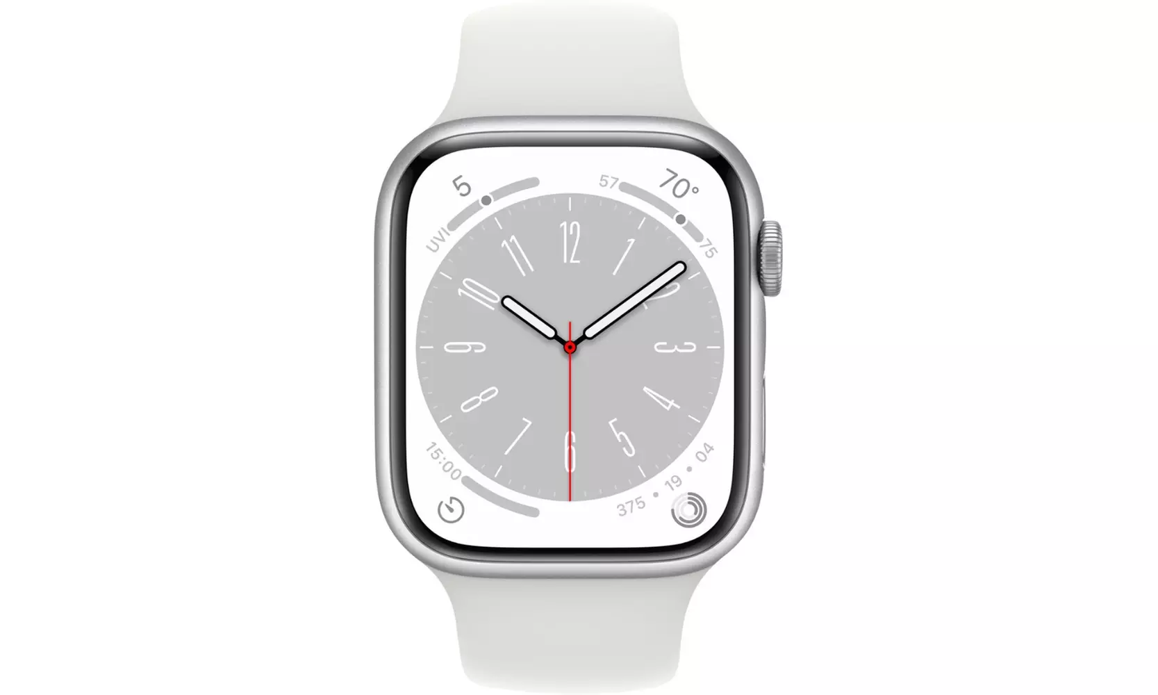 Apple Watch Series 8 45mm (GPS) w/ Medium/Large Sport Band - A Grade Refurbished