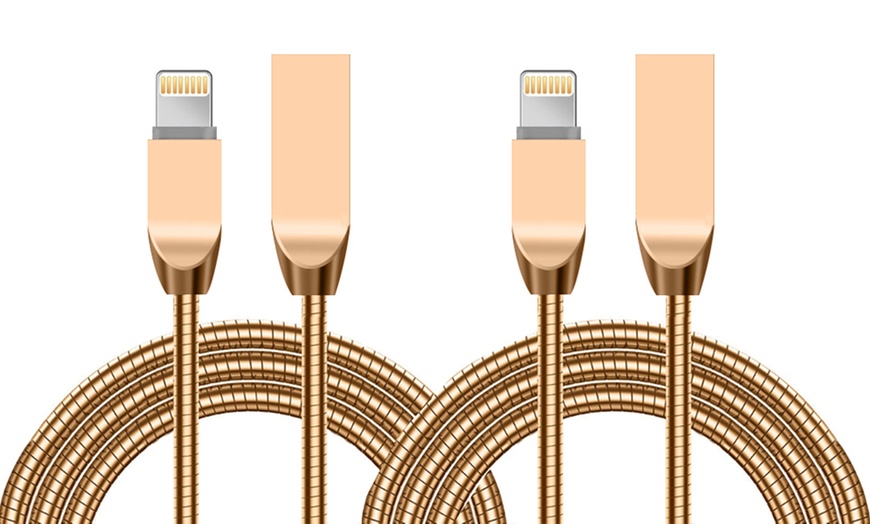 Image 9: Spring Zinc Alloy Cable Iphone Cable