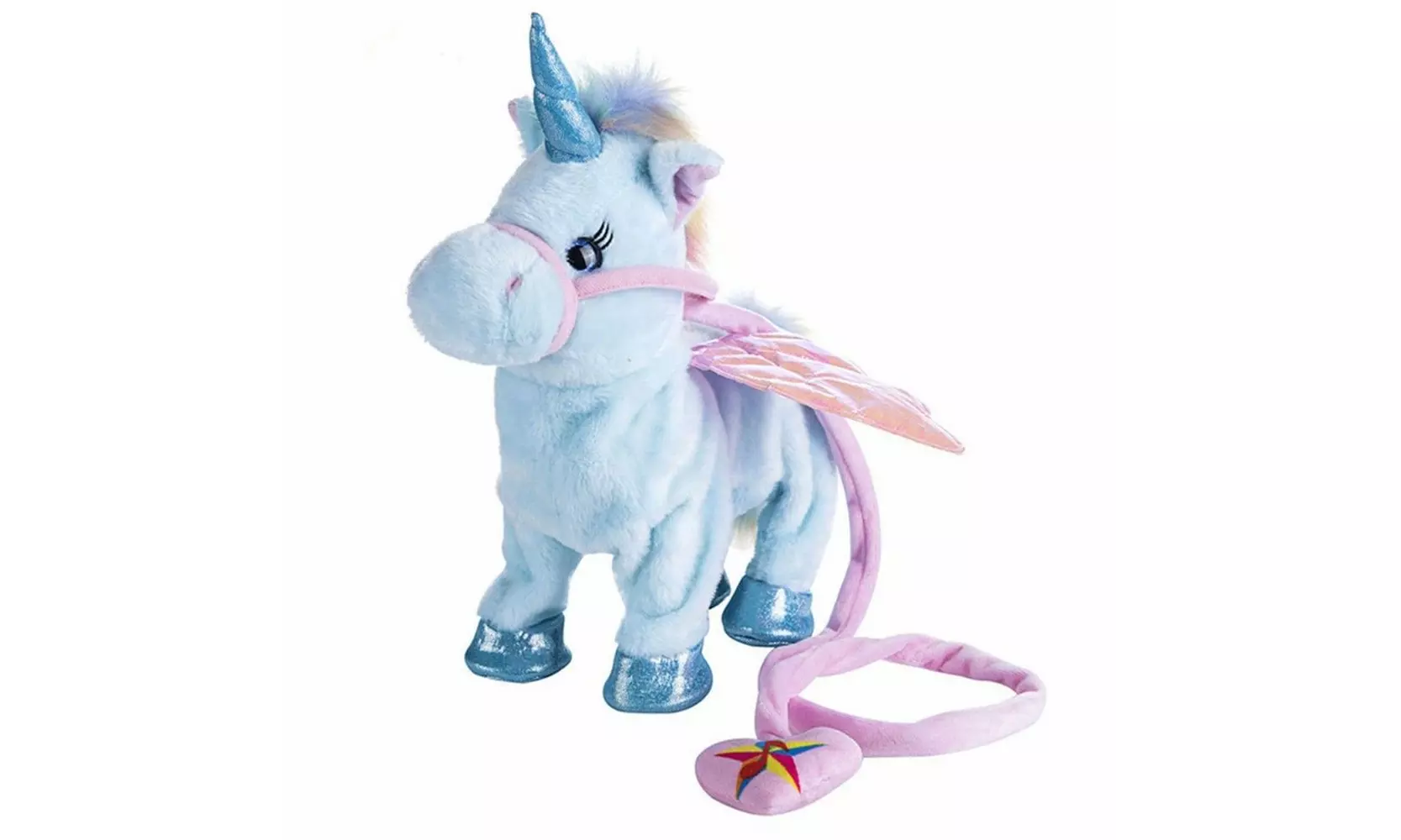 Electric Unicorn Pet Kids Leash Plush Stuffed Animal Toy Sing Song Walk Twisting - Second Medium