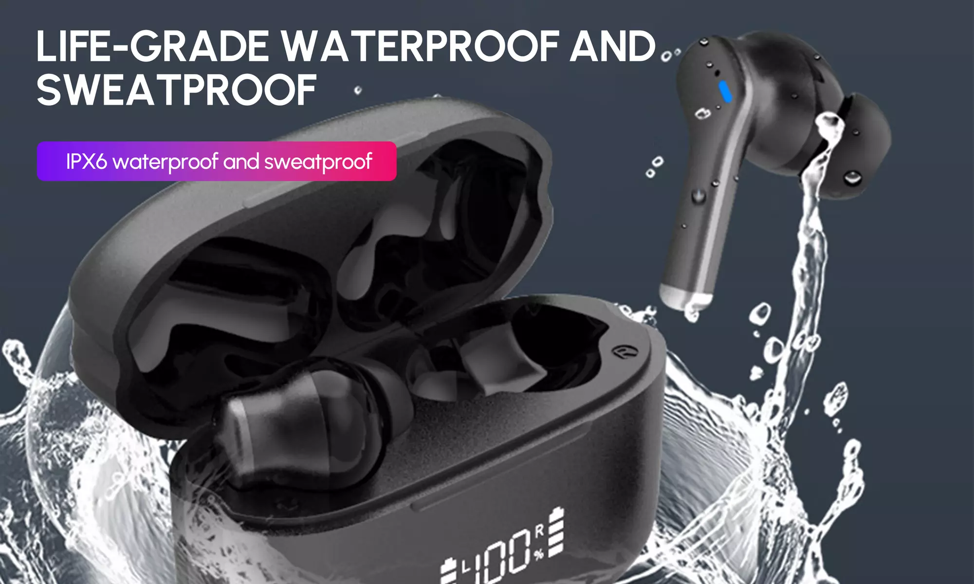 True Wireless Earbuds Bluetooth Headphones Earbuds Headphone Headset