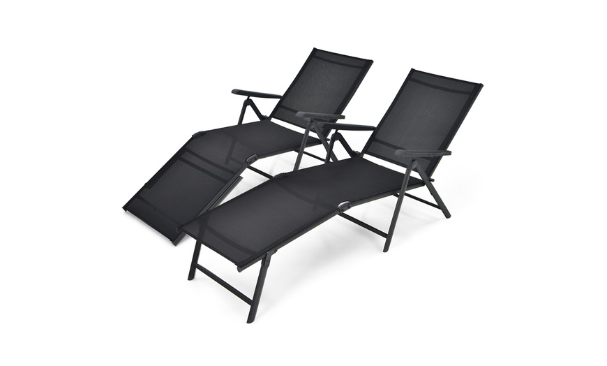 Up To 57% Off On Costway Patio 2 PCS Folding C... | Groupon Goods