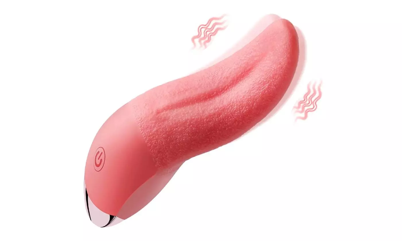 10-Speed Oral Clitoral Stimulator  G-Spot Tongue Licking Vibrator