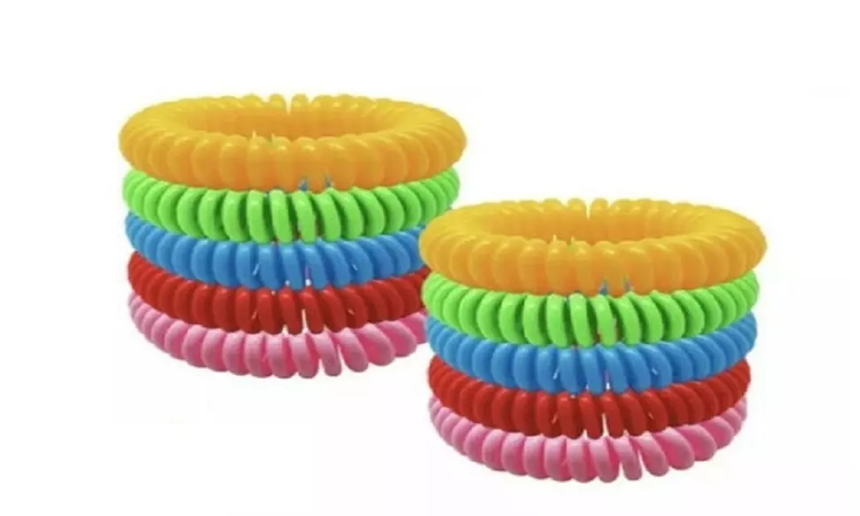 Mosquito Repellent Bracelets Natural No DEET Kids Adult 250 Hrs Protection 10 PK - Second Medium
