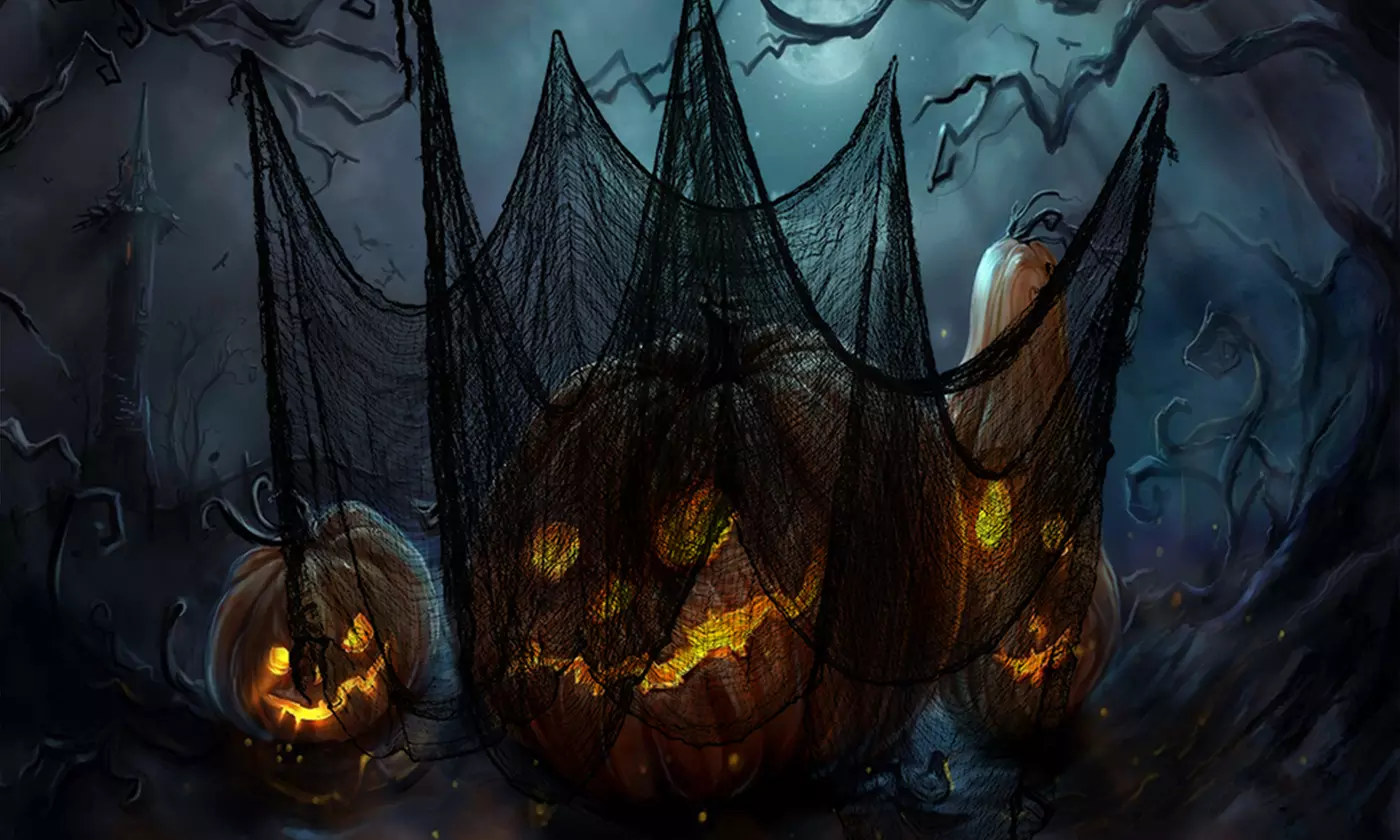 5 PCS Halloween Creepy Cloth Scary Spooky Cloth Creepy Gauze Decorations
