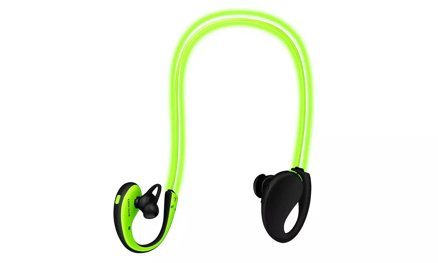 Kocaso V4.1 Wireless Sports Headset LED Illuminated Neckband Sport Earbuds