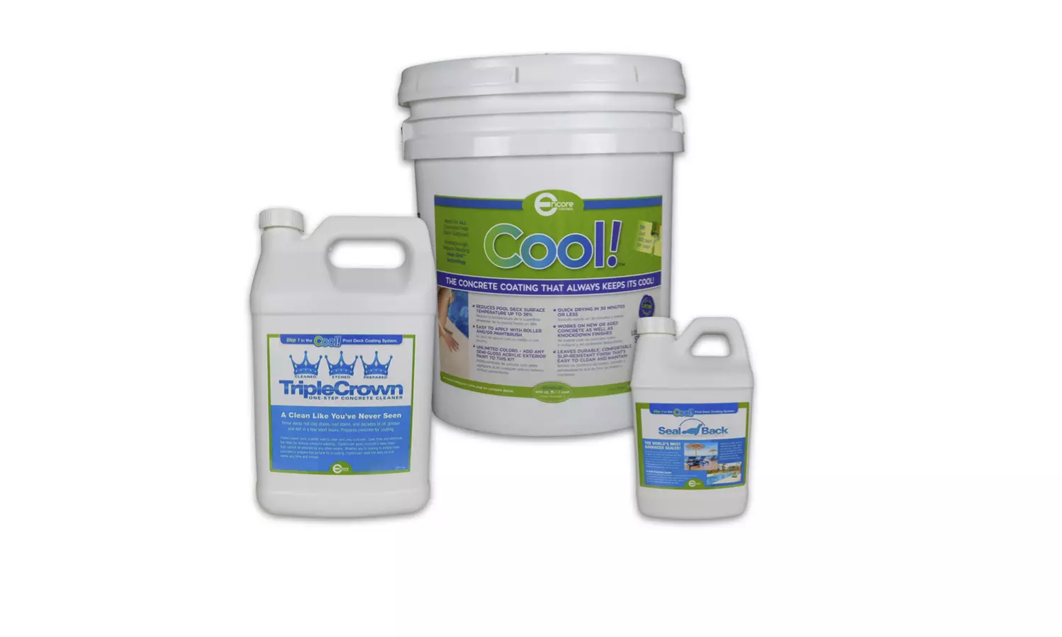 COOL by the Bundle - Cool Pool Deck Coating, TripleCrown, SealBack - Primary Image