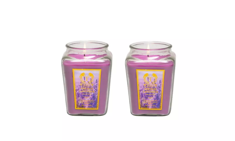Six-Piece Toccata Aroma Scented Candles in 18oz Diamond Jars