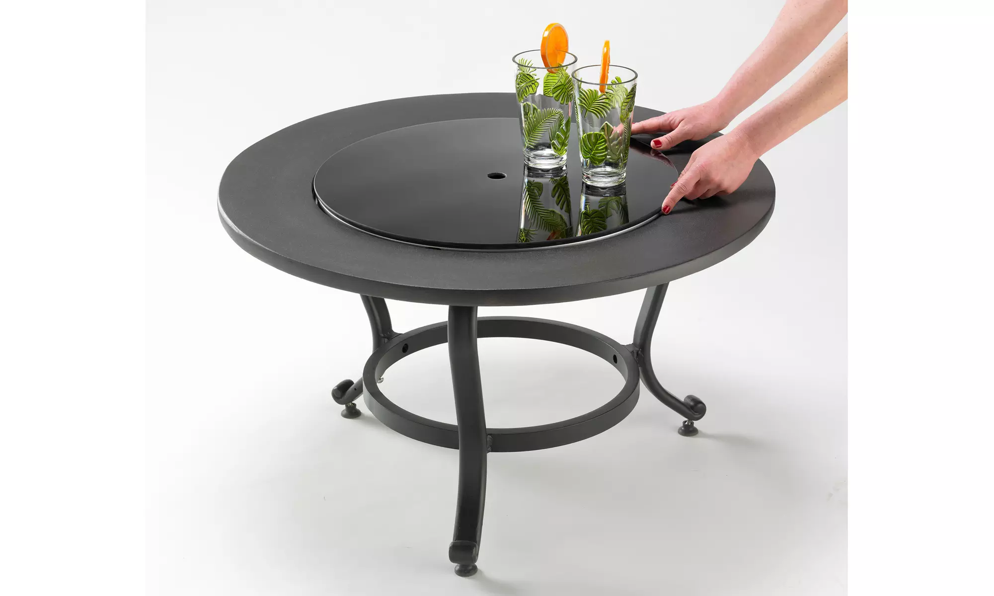 Outdoor Greatroom Company LAZY SUSAN RING Lazy Susan Ring for Round Fire Pits - Primary Image