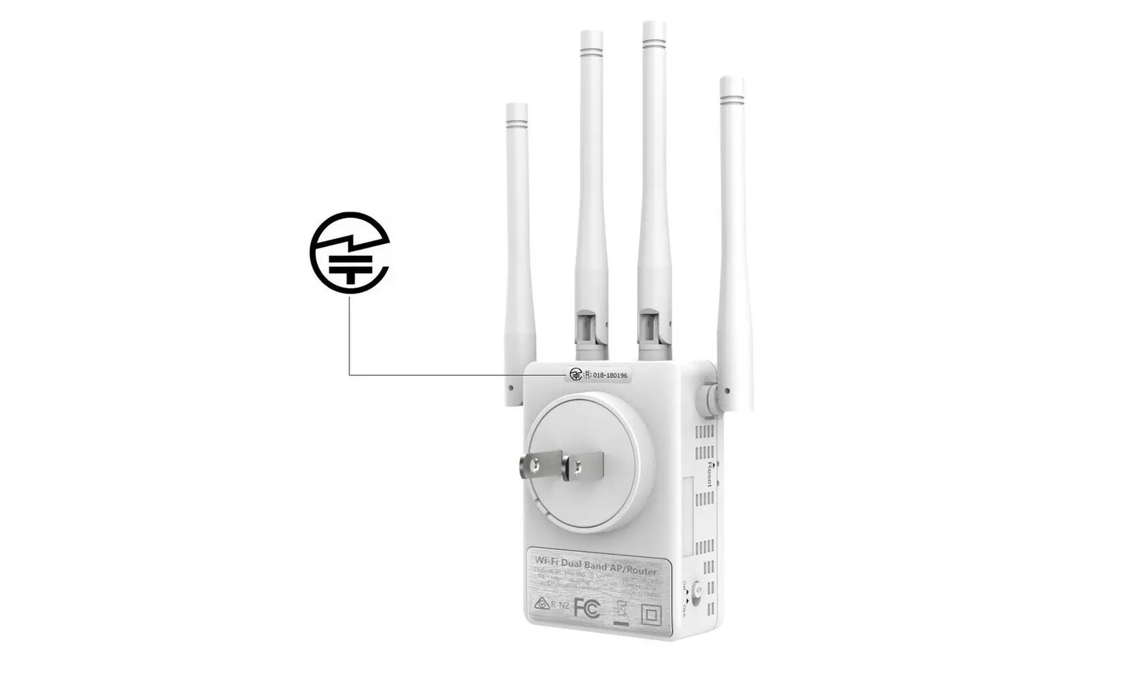 AC1200 Dual Band WIFI Repeater&Router,2.4G& 5G Wireless-N Range Extender - Second Medium