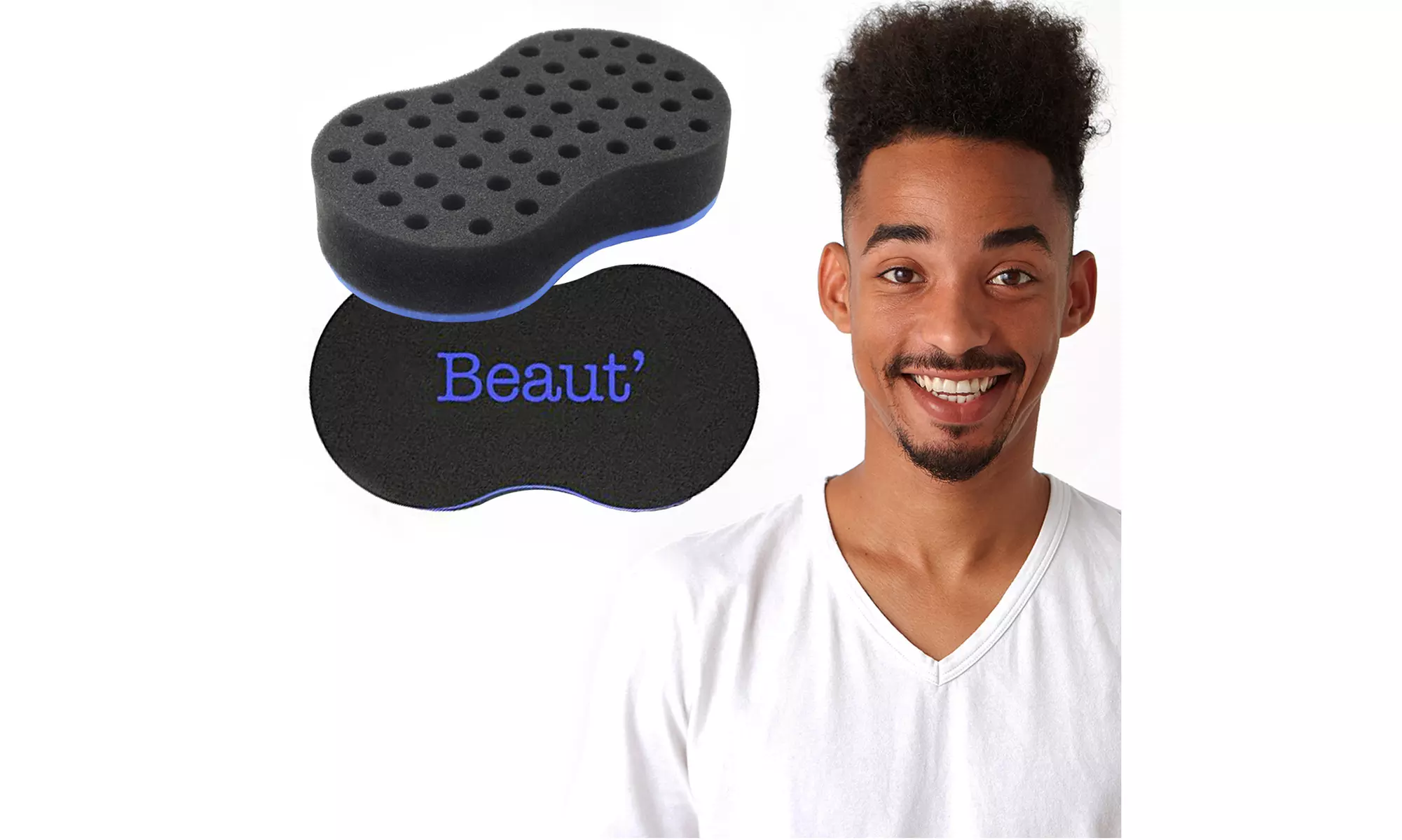Spectacular Sponge Hair Brush for Afros, Curls, Twists and Waves - Primary Image