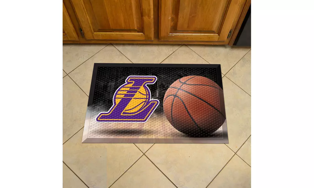 Fanmats NBA 30'' X 19'' Heavy Duty Logo Scraper Mat - Primary Image