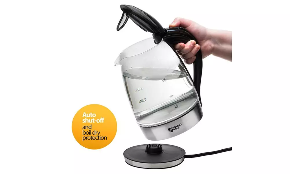 Magic Mill MEK-202S Glass Series 10-Cup Cordless Electric Kettle - Second Medium