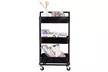 3-Tier Home Kitchen Storage Utility cart with handle - Second Medium