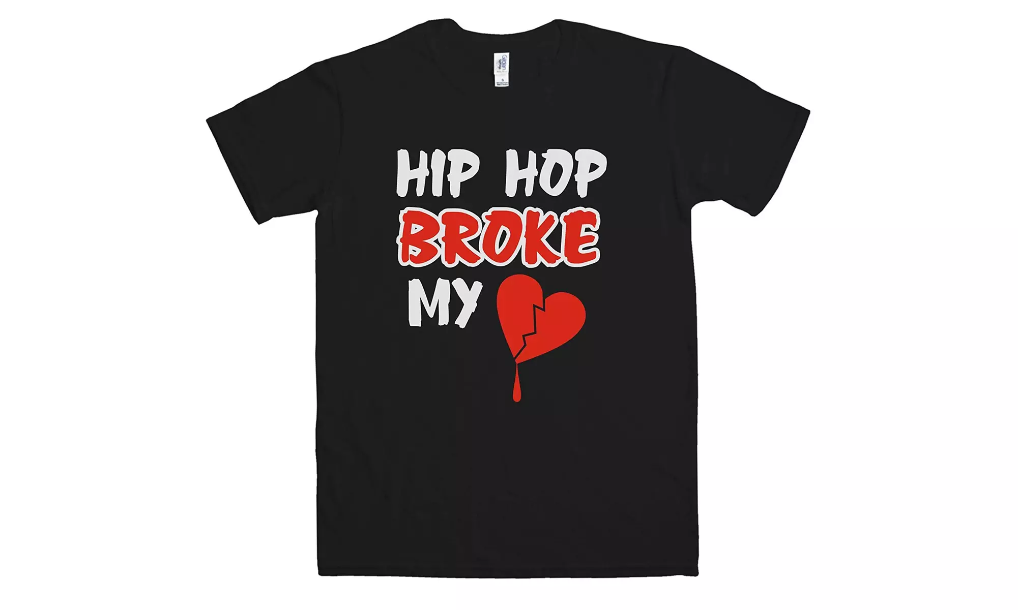 Mens T Shirt - Hip Hop Broke My Heart - 8Ball Originals Tees - Primary Image