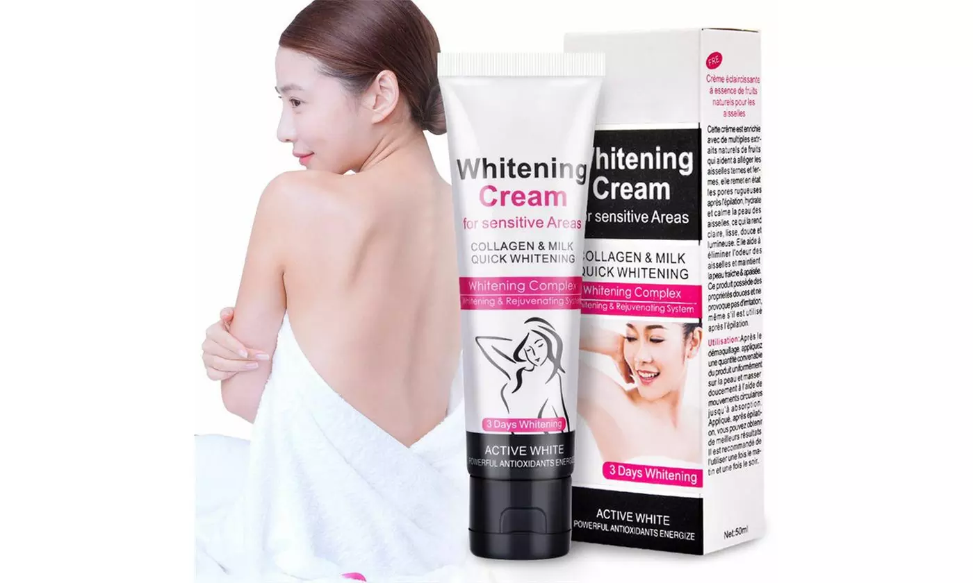 Dark Skin Whitening Lightening Bleach Cream Underarm Spots Armpit - Primary Image