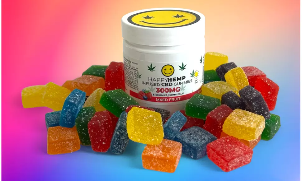 Happy Hemp Infused CBD Gummies Broad Spectrum CBD Gummies - Multiple Flavors