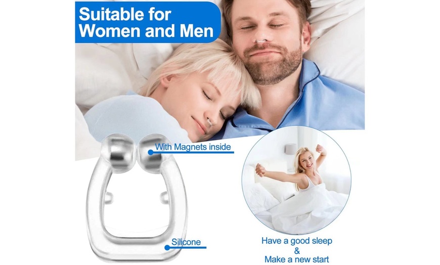 Anti-Snoring Mouthpiece Stop Snore Nose Clip Anti Snoring Devices for ...