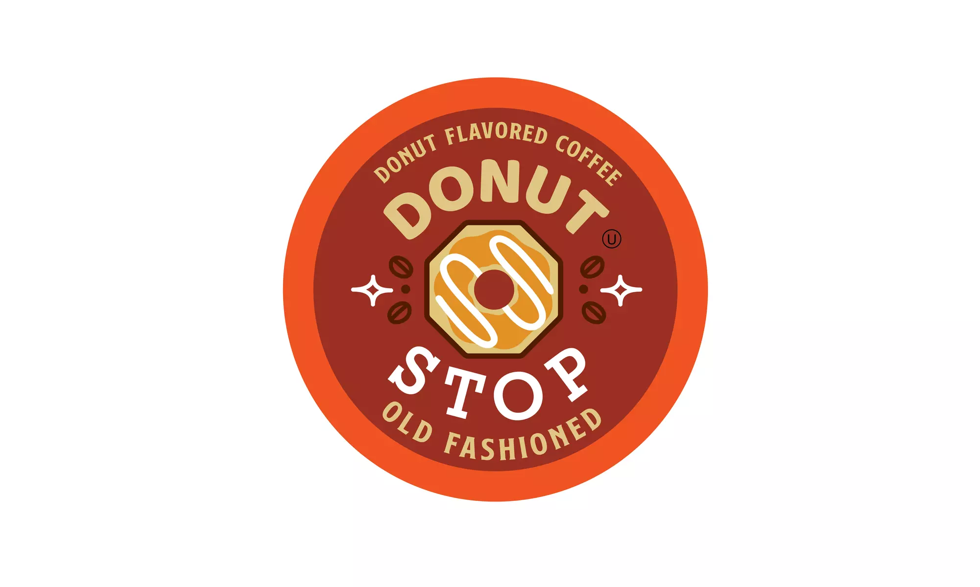 Donut Stop Flavored Coffee Pods, Compatible with 2.0 K-Cup Brewers