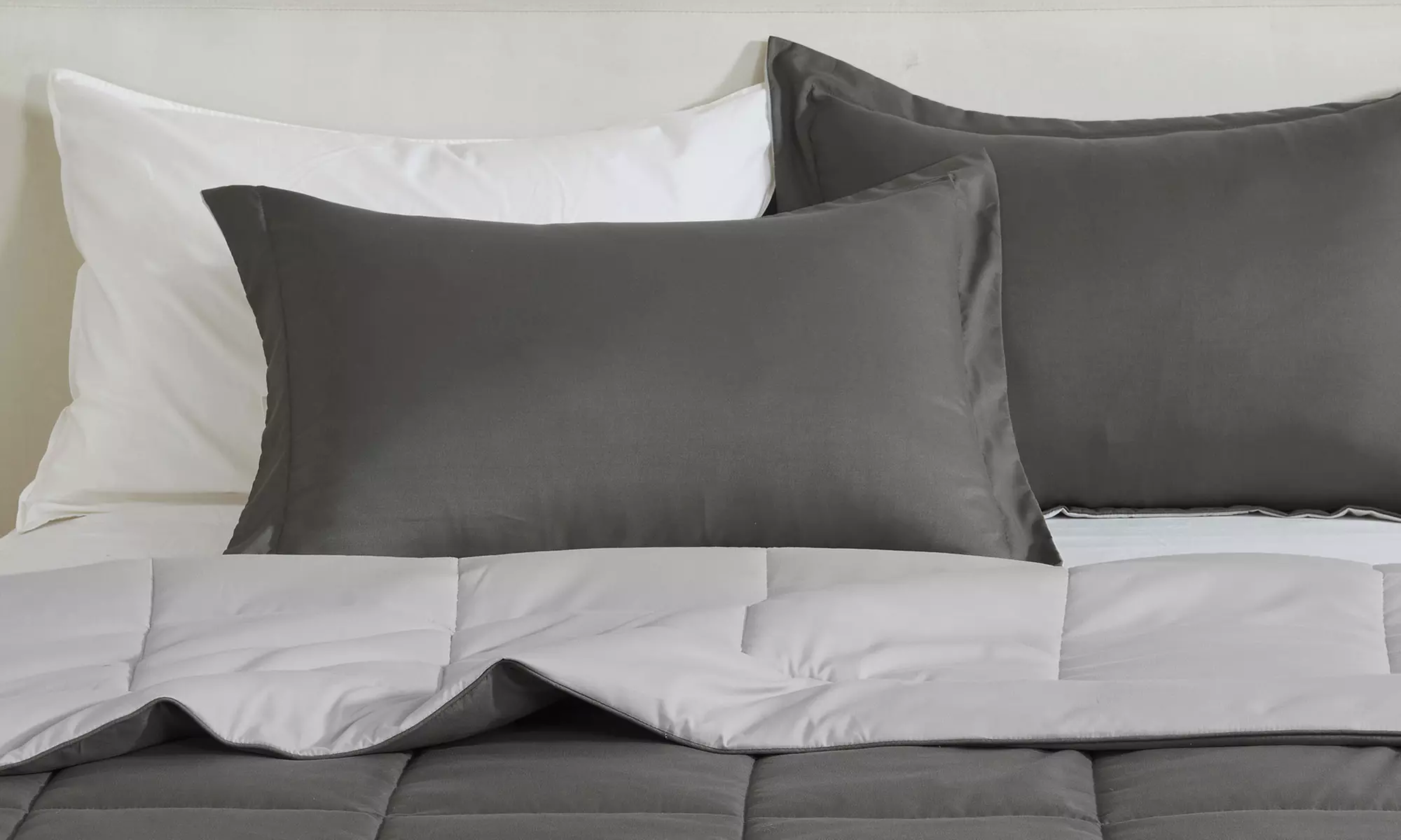 FreshFolds Reversible Down Alternative Comforter Set 