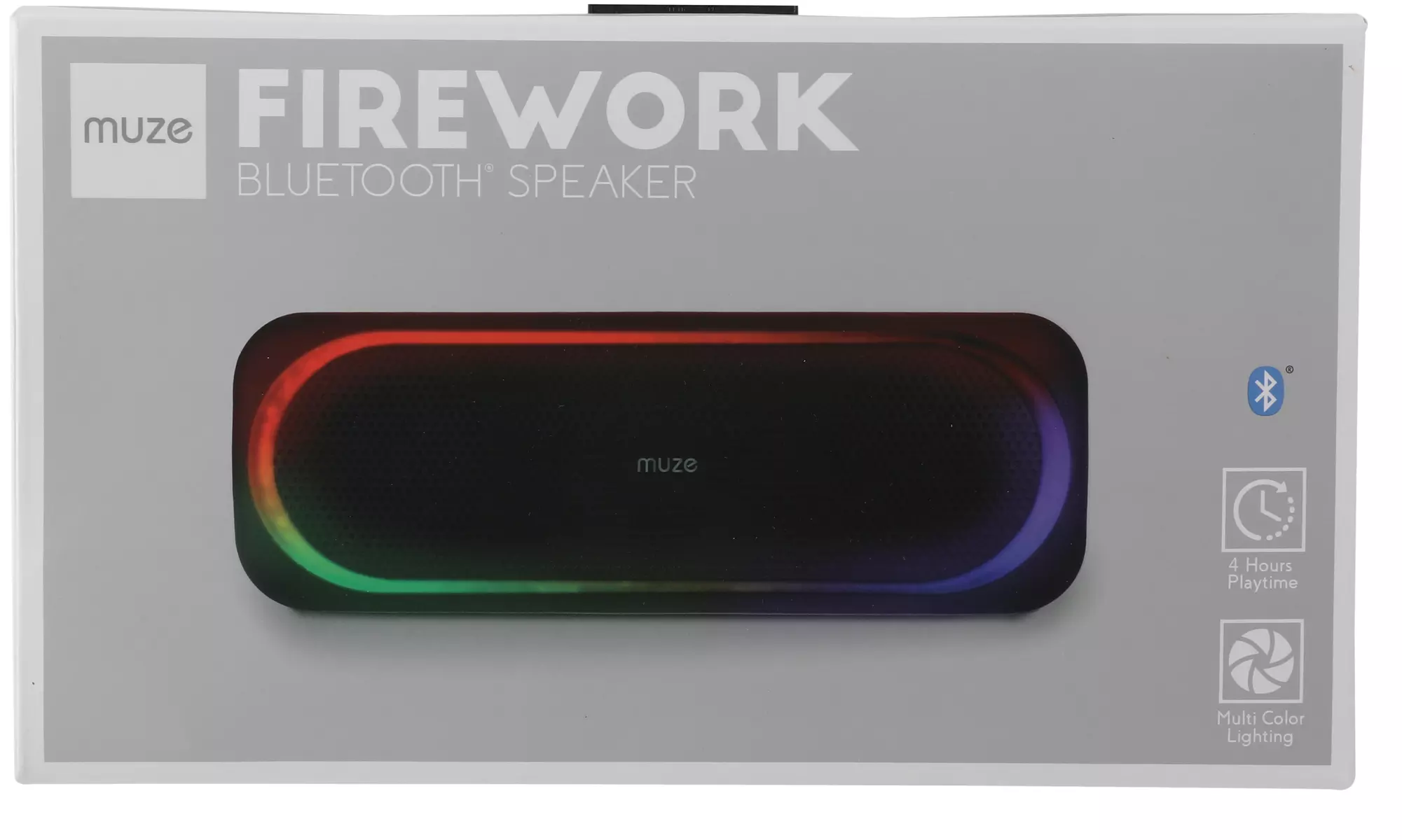MUZE Firework Light Up Bluetooth Speaker - Primary Image