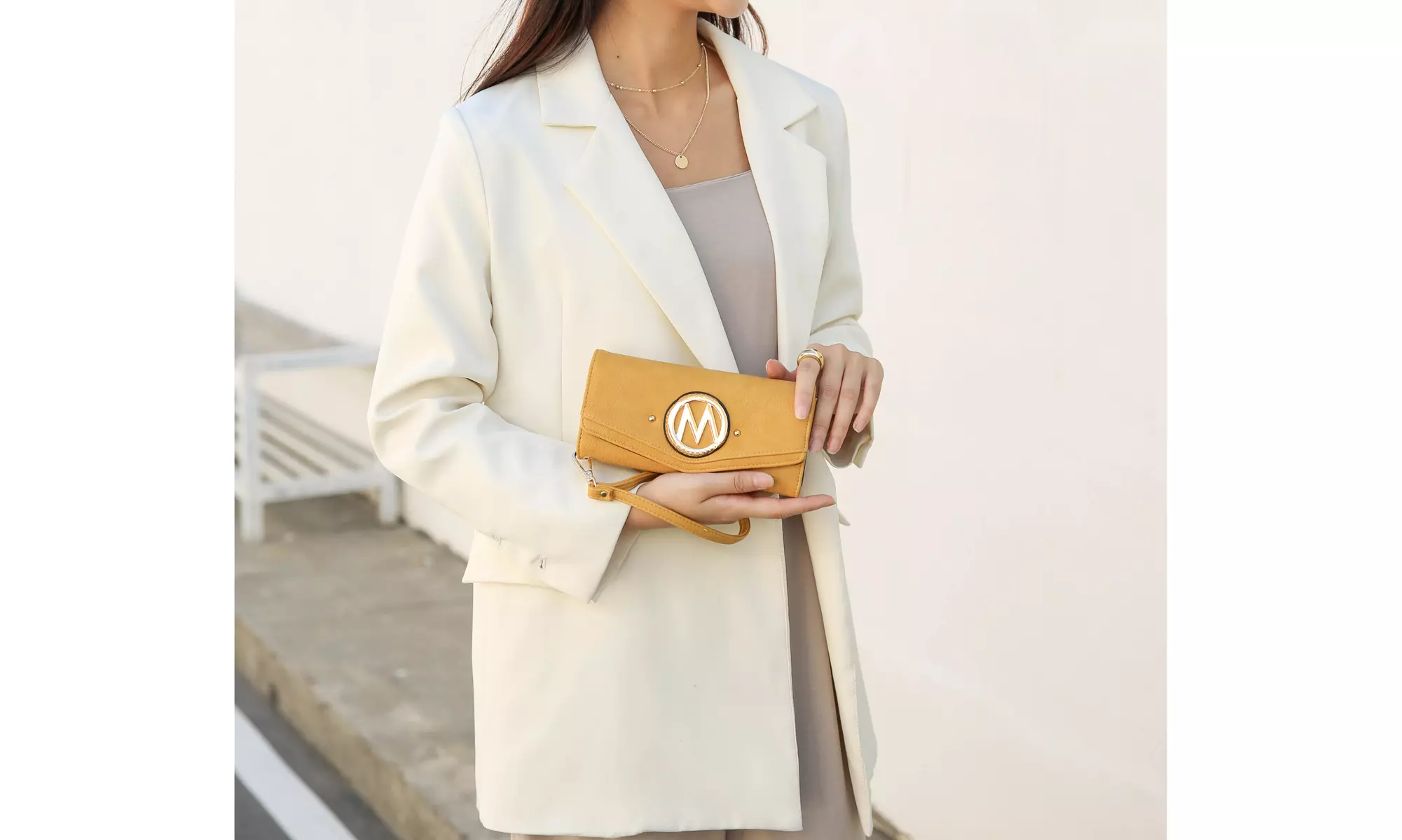 MKF Collection Ashley Hobo Bag & Wallet Set for women Vegan Leather by Mia K