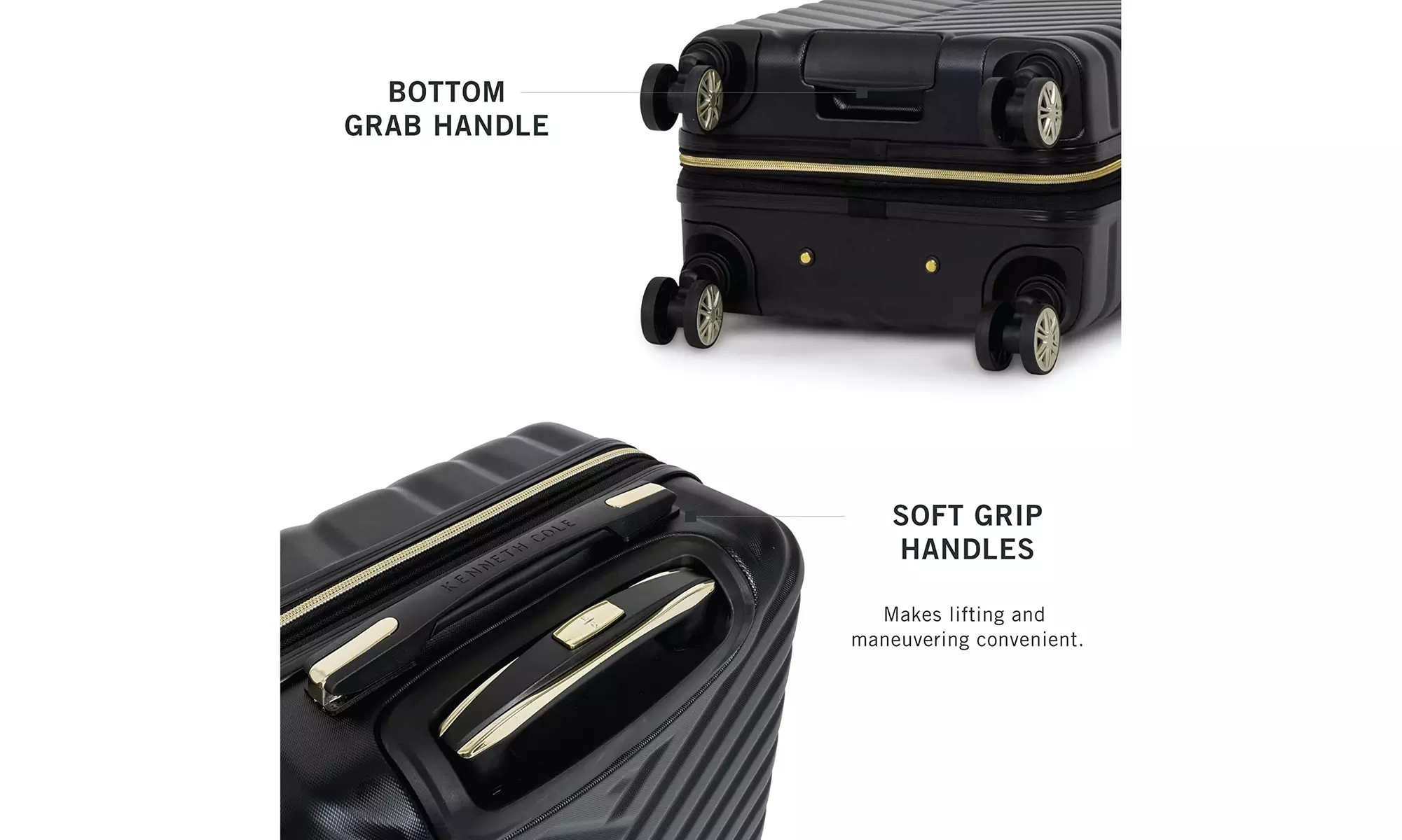 Kenneth Cole Reaction Women's Madison Square Hardside Chevron Expandable Luggage - Second Medium