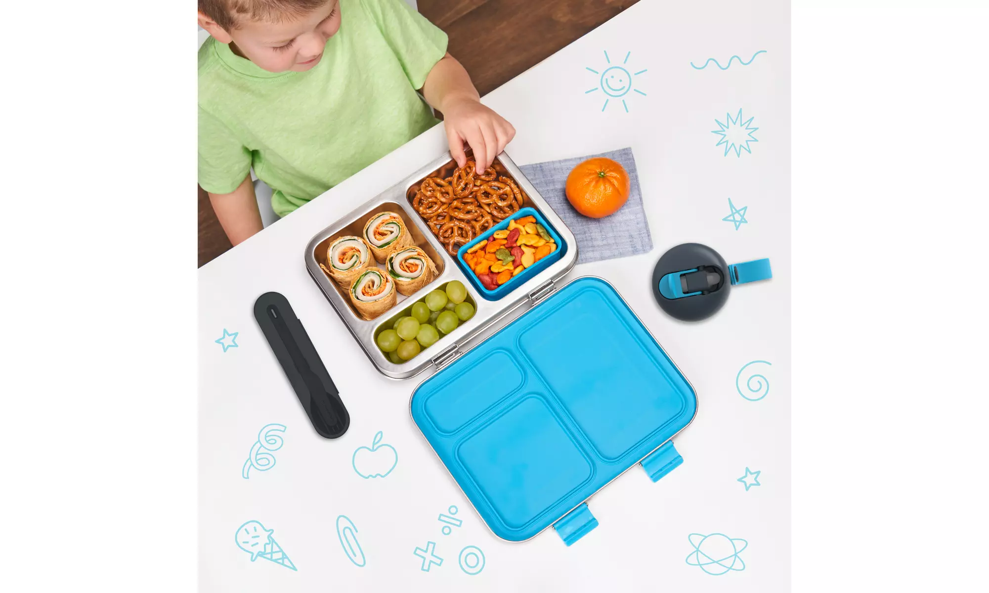 Bentgo Kids Stainless Steel Leak-Resistant Lunch Box