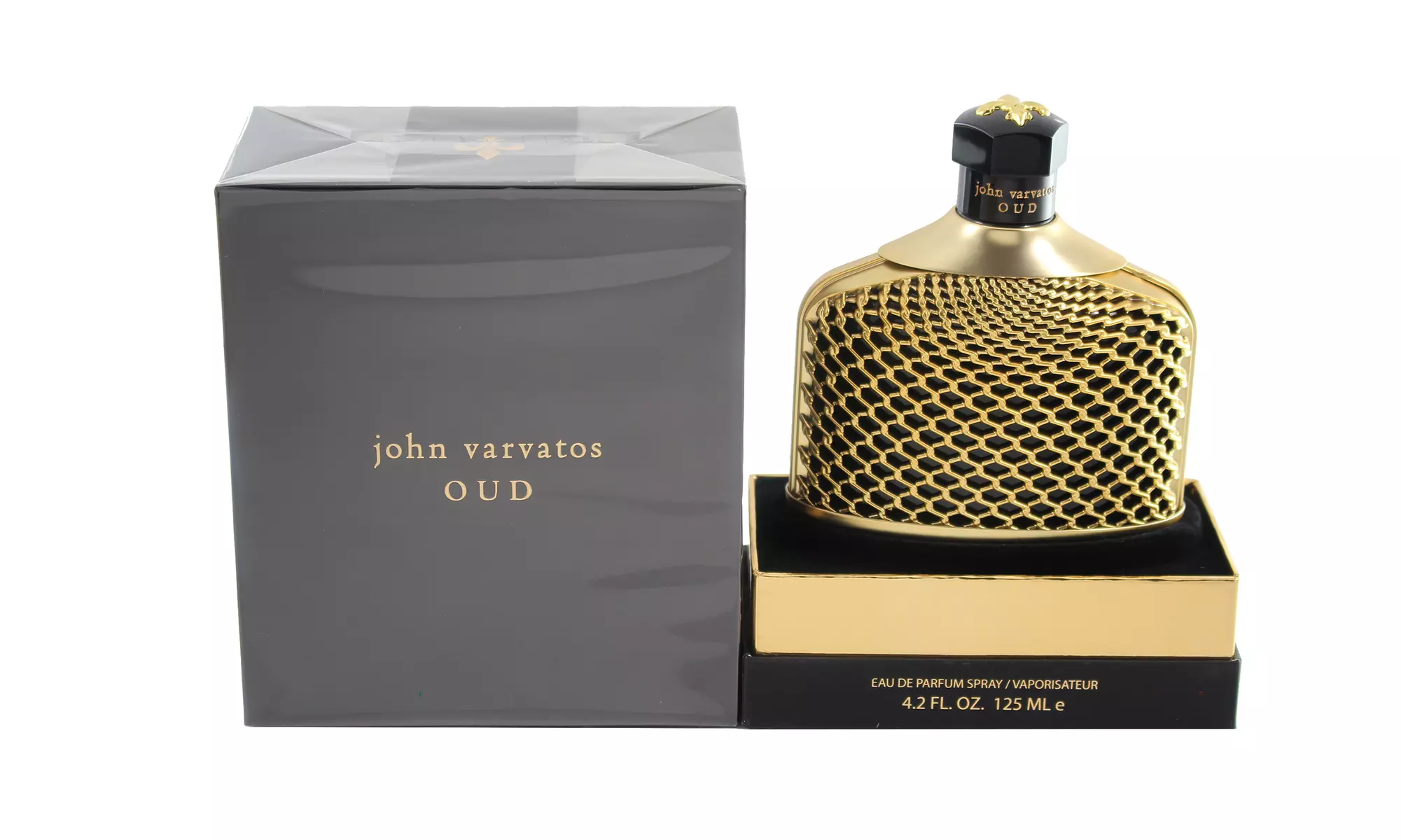 John Varvatos OUD Eau De Parfum 4.2oz /125ml Spray for Men New In Box - Second Medium