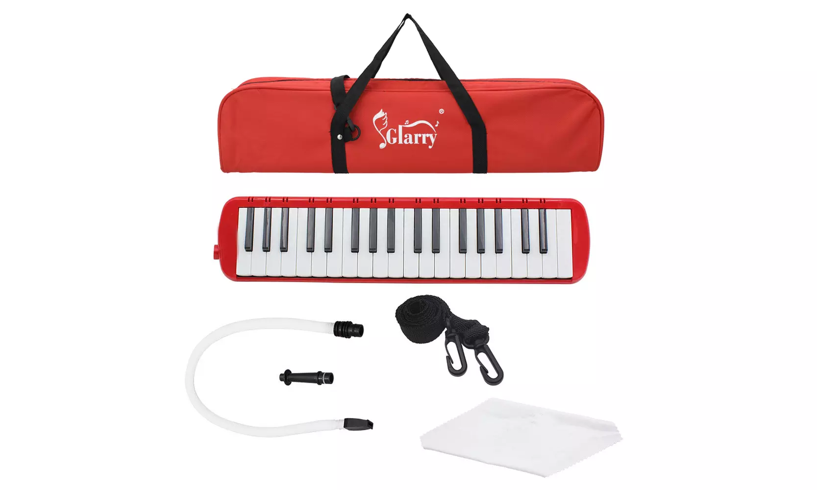 37-Key Melodica with Mouthpiece & Hose & Bag - Primary Image