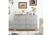 Costway 4 or 6 Drawer Storage Cabinet with Metal Legs and Handles - Second Medium
