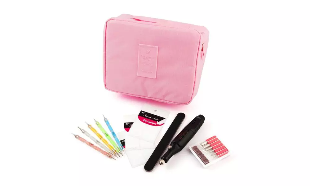 Zodaca 7 piece Nail Art Luxury Gift Set with Electric Manicure Pedicure Tool - Primary Image