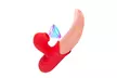 3 Kinds Realistic Tongue Vibrator Clitoris licking G Spot Massager Sex toy - Second Medium