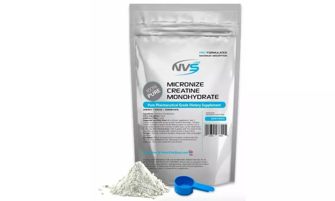 2.2 lb Micronized Creatine Monohydrate Powder Pharmaceutical Kosher - Primary Image